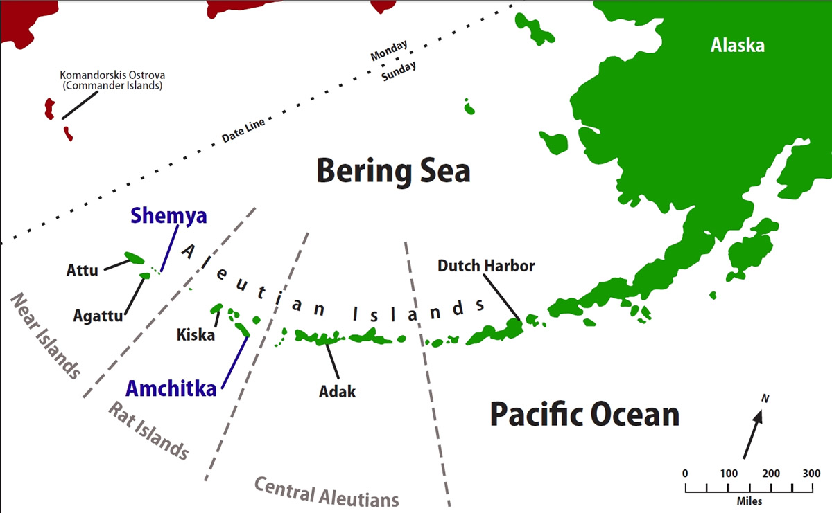 Alaska Aleutian Islands Map - Winna Kamillah